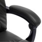 vidaXL Massage-Bürostuhl Schwarz Kunstleder vidaXL Massage-Bürostuhl Schwarz Kunstleder