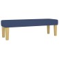 vidaXL Boxspringbett mit Matratze Blau 140x190 cm Stoff vidaXL Boxspringbett mit Matratze Blau 140x190 cm Stoff