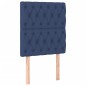 vidaXL Boxspringbett mit Matratze Blau 80x200 cm Stoff vidaXL Boxspringbett mit Matratze Blau 80x200 cm Stoff