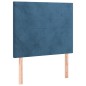 vidaXL Boxspringbett mit Matratze Dunkelblau 120x200 cm Samt vidaXL Boxspringbett mit Matratze Dunkelblau 120x200 cm Samt