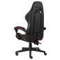 Gaming-Stuhl Schwarz und Weinrot Kunstleder Gaming-Stuhl Schwarz und Weinrot Kunstleder