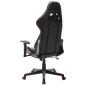 Gaming-Stuhl Schwarz und Weinrot Kunstleder Gaming-Stuhl Schwarz und Weinrot Kunstleder