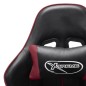 Gaming-Stuhl Schwarz und Weinrot Kunstleder Gaming-Stuhl Schwarz und Weinrot Kunstleder