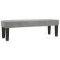 vidaXL Boxspringbett mit Matratze Hellgrau 140x200 cm Samt vidaXL Boxspringbett mit Matratze Hellgrau 140x200 cm Samt