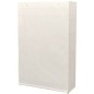 Schrank Stoff und Kiefernholz 110 x 40 x 170 cm Schrank Stoff und Kiefernholz 110 x 40 x 170 cm