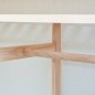 Schrank Stoff und Kiefernholz 110 x 40 x 170 cm Schrank Stoff und Kiefernholz 110 x 40 x 170 cm