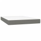 vidaXL Boxspringbett mit Matratze & LED Dunkelgrau 140x190 cm Stoff vidaXL Boxspringbett mit Matratze & LED Dunkelgrau 140x190 cm Stoff