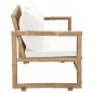 2-Sitzer Gartensofa mit Polstern Bambus 2-Sitzer Gartensofa mit Polstern Bambus
