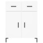 Highboard Weiß 69,5x34x180 cm Holzwerkstoff Highboard Weiß 69,5x34x180 cm Holzwerkstoff