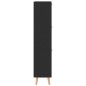 vidaXL Schuhschrank Schwarz 52x25x120 cm Holzwerkstoff vidaXL Schuhschrank Schwarz 52x25x120 cm Holzwerkstoff