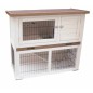 @Pet Kaninchenstall Kiki Weiß und Braun 92 x 45 x 80 cm 20077 @Pet Kaninchenstall Kiki Weiß und Braun 92 x 45 x 80 cm 20077