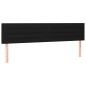 vidaXL Boxspringbett mit Matratze Schwarz 160x200 cm Stoff vidaXL Boxspringbett mit Matratze Schwarz 160x200 cm Stoff
