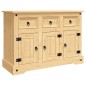 Sideboard Corona Honigbraun 112x43x78 cm Massivholz Kiefer Sideboard Corona Honigbraun 112x43x78 cm Massivholz Kiefer