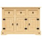 Sideboard Corona Honigbraun 112x43x78 cm Massivholz Kiefer Sideboard Corona Honigbraun 112x43x78 cm Massivholz Kiefer