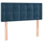 vidaXL Boxspringbett mit Matratze & LED Dunkelblau 80x200 cm Samt vidaXL Boxspringbett mit Matratze & LED Dunkelblau 80x200 cm Samt