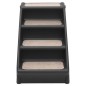 vidaXL Hundetreppe Klappbar Schwarz 62x40x49,5 cm vidaXL Hundetreppe Klappbar Schwarz 62x40x49,5 cm