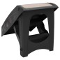 vidaXL Hundetreppe Klappbar Schwarz 62x40x49,5 cm vidaXL Hundetreppe Klappbar Schwarz 62x40x49,5 cm