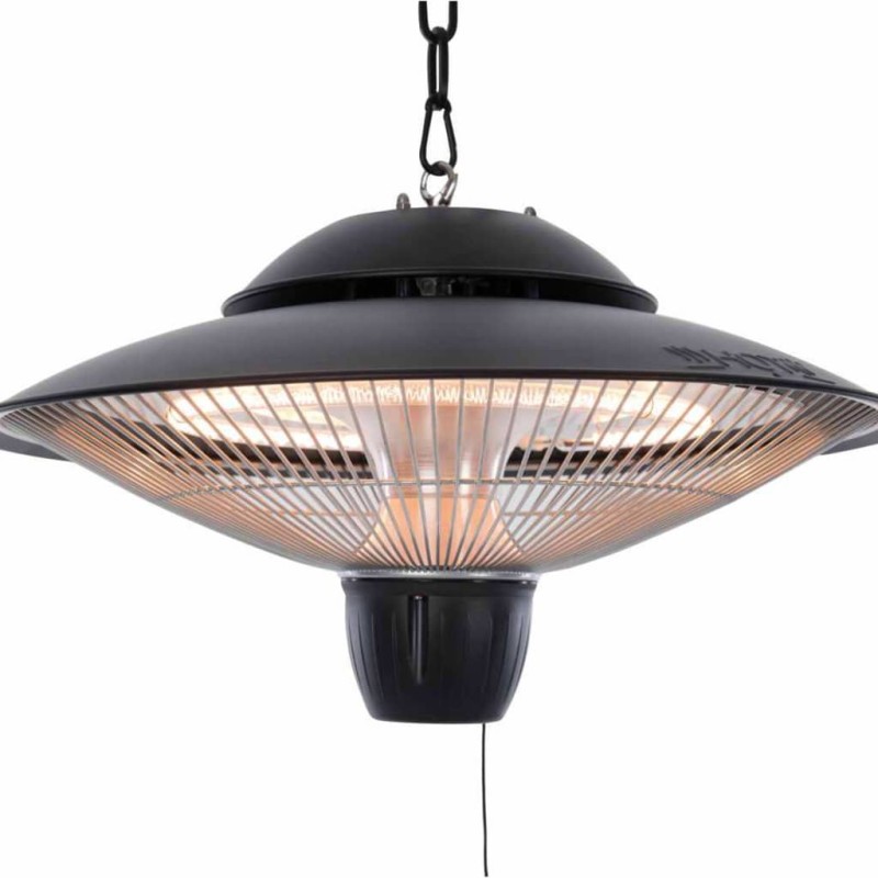Sunred Deckenheizstrahler Barcelona 1500 W Halogen Schwarz Sunred Deckenheizstrahler Barcelona 1500 W Halogen Schwarz