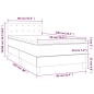 vidaXL Boxspringbett mit Matratze Weiß 90x200 cm Kunstleder vidaXL Boxspringbett mit Matratze Weiß 90x200 cm Kunstleder