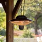 Sunred Deckenheizstrahler Barcelona 1500 W Halogen Schwarz Sunred Deckenheizstrahler Barcelona 1500 W Halogen Schwarz