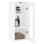 Wandschrank Hochglanz-Weiß 34,5x34x90 cm Wandschrank Hochglanz-Weiß 34,5x34x90 cm