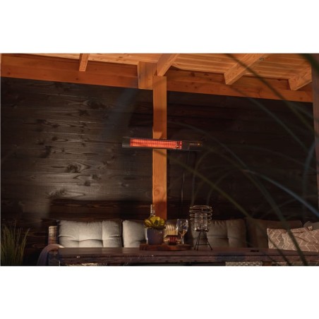 Sunred Wandheizstrahler Royal Diamond Dark 1500 W Rotgold-Kohle