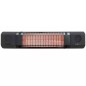 Sunred Wandheizstrahler Sun and Sound 2000 W Rotgold Schwarz Sunred Wandheizstrahler Sun and Sound 2000 W Rotgold Schwarz