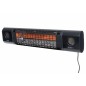 Sunred Wandheizstrahler Sun and Sound 2000 W Rotgold Schwarz Sunred Wandheizstrahler Sun and Sound 2000 W Rotgold Schwarz