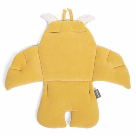 CHILDHOME Universal Sitzkissen Giraffe Samt Ockerfarben