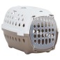 vidaXL Transportbox für Haustiere Weiß und Braun 50x34,5x32 cm PP vidaXL Transportbox für Haustiere Weiß und Braun 50x34,5x32 cm PP