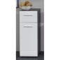 Trendteam Standschrank Line Weiß und Rauchsilbern Trendteam Standschrank Line Weiß und Rauchsilbern