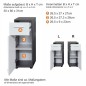Trendteam Standschrank Line Weiß und Rauchsilbern Trendteam Standschrank Line Weiß und Rauchsilbern