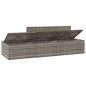 vidaXL 3-tlg. Garten-Lounge-Set mit Kissen Grau Poly Rattan vidaXL 3-tlg. Garten-Lounge-Set mit Kissen Grau Poly Rattan