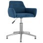 vidaXL Esszimmerstühle 2 Stk. Drehbar Blau Samt vidaXL Esszimmerstühle 2 Stk. Drehbar Blau Samt