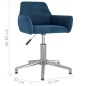 vidaXL Esszimmerstühle 2 Stk. Drehbar Blau Samt vidaXL Esszimmerstühle 2 Stk. Drehbar Blau Samt