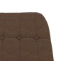 vidaXL Schaukelstuhl Braun Stoff vidaXL Schaukelstuhl Braun Stoff