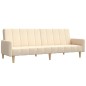 vidaXL Schlafsofa 2-Sitzer Creme Stoff vidaXL Schlafsofa 2-Sitzer Creme Stoff