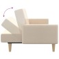 vidaXL Schlafsofa 2-Sitzer Creme Stoff vidaXL Schlafsofa 2-Sitzer Creme Stoff