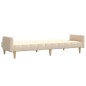 vidaXL Schlafsofa 2-Sitzer Creme Stoff vidaXL Schlafsofa 2-Sitzer Creme Stoff