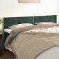 vidaXL Kopfteile 2 Stk. Dunkelgrün 90x5x78/88 cm Samt vidaXL Kopfteile 2 Stk. Dunkelgrün 90x5x78/88 cm Samt