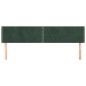 vidaXL Kopfteile 2 Stk. Dunkelgrün 90x5x78/88 cm Samt vidaXL Kopfteile 2 Stk. Dunkelgrün 90x5x78/88 cm Samt