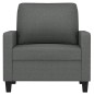 vidaXL Sofasessel Dunkelgrau 60 cm Stoff vidaXL Sofasessel Dunkelgrau 60 cm Stoff