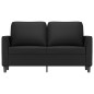 vidaXL 2-Sitzer-Sofa Schwarz 120 cm Kunstleder vidaXL 2-Sitzer-Sofa Schwarz 120 cm Kunstleder