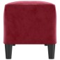 vidaXL Sitzbank Weinrot 100x35x41 cm Samt vidaXL Sitzbank Weinrot 100x35x41 cm Samt