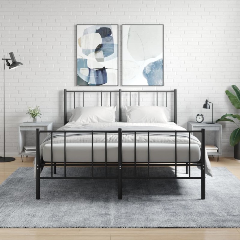vidaXL Nachttische 2 Stk. Betongrau 40x35x50 cm Holzwerkstoff vidaXL Nachttische 2 Stk. Betongrau 40x35x50 cm Holzwerkstoff
