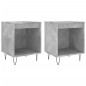 vidaXL Nachttische 2 Stk. Betongrau 40x35x50 cm Holzwerkstoff vidaXL Nachttische 2 Stk. Betongrau 40x35x50 cm Holzwerkstoff