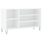 vidaXL Schuhregal Weiß 102x36x60 cm Holzwerkstoff vidaXL Schuhregal Weiß 102x36x60 cm Holzwerkstoff