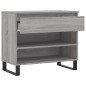 vidaXL Schuhregal Grau Sonoma 70x36x60 cm Holzwerkstoff vidaXL Schuhregal Grau Sonoma 70x36x60 cm Holzwerkstoff