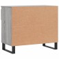 vidaXL Schuhregal Grau Sonoma 70x36x60 cm Holzwerkstoff vidaXL Schuhregal Grau Sonoma 70x36x60 cm Holzwerkstoff