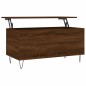 vidaXL Couchtisch Braun Eichen-Optik 90x44,5x45 cm Holzwerkstoff vidaXL Couchtisch Braun Eichen-Optik 90x44,5x45 cm Holzwerkstoff